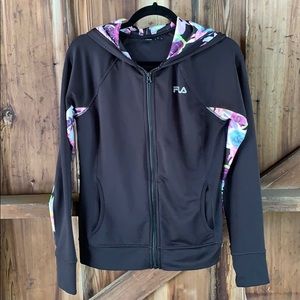 Fila Performance floral zip up jacket